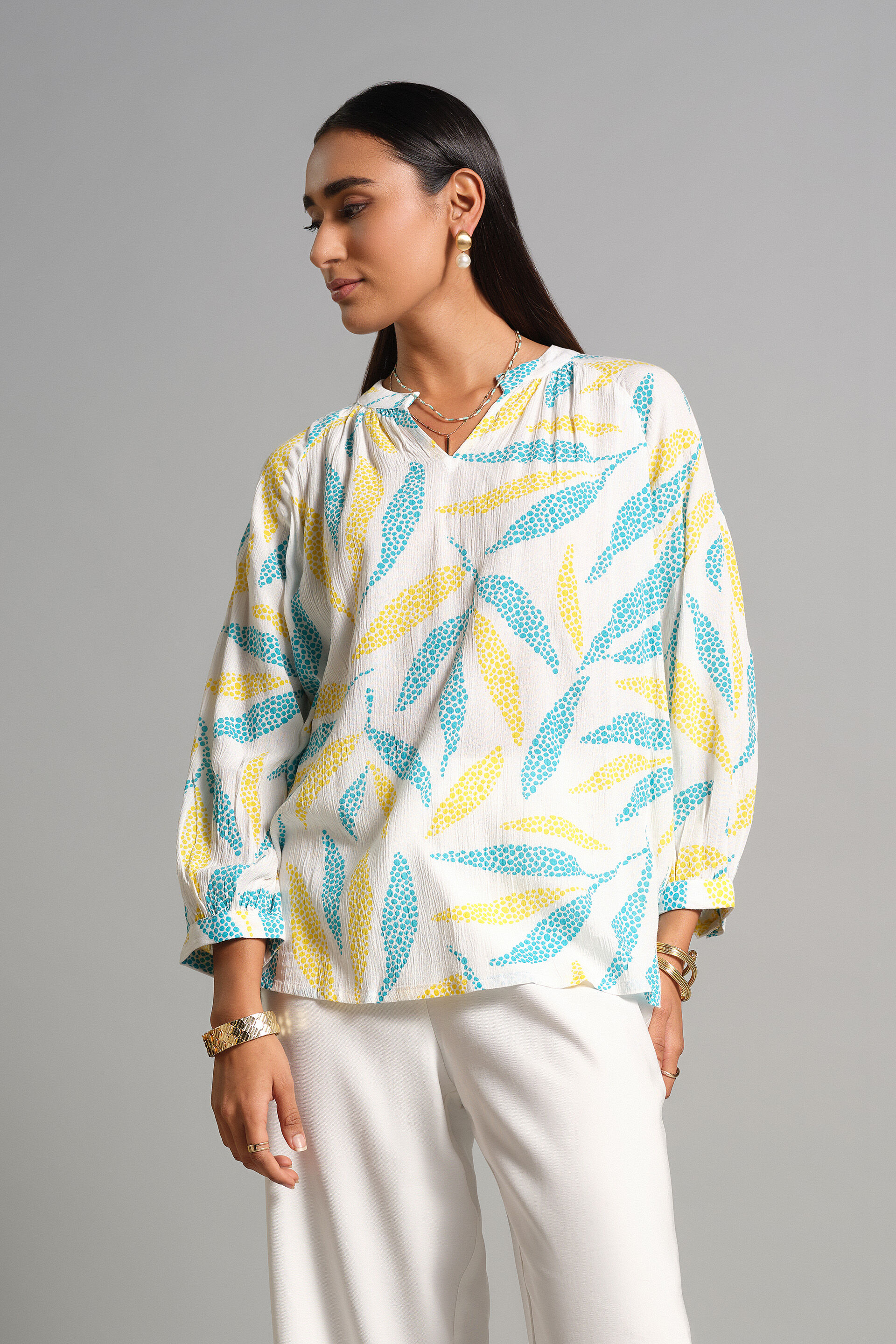 Oleana Top, Blue, image 1